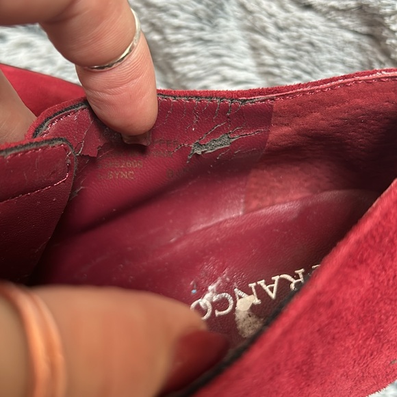 Franco sarto red suede booties - Picture 5 of 5